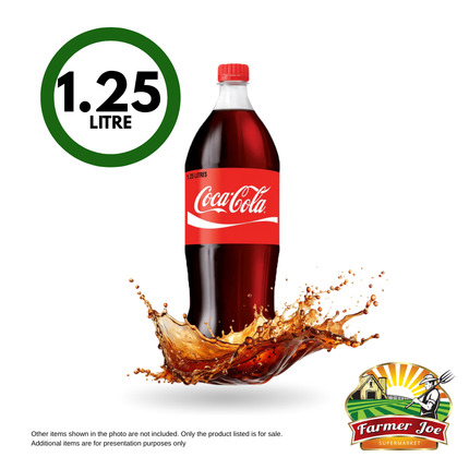 Coca Cola 1.25L Bottle "PICKUP FROM FARMER JOE SUPERMARKET VAITELE ONLY"