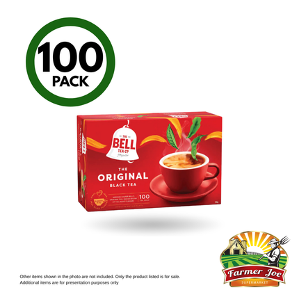 Bell Tea Original 100 Bags "PICKUP FROM FARMER JOE SUPERMARKET VAITELE ONLY"