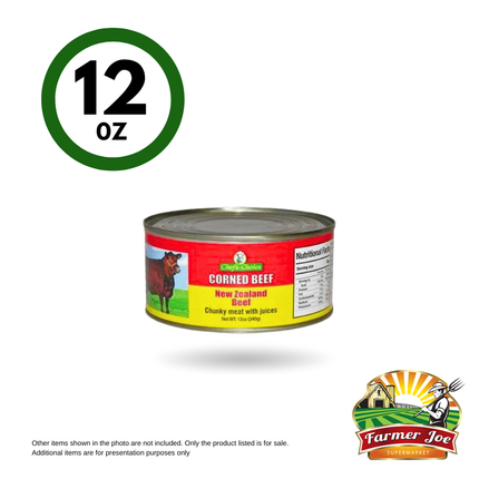 Chefs Choice Corned Beef 12oz "PICKUP FROM FARMER JOE SUPERMARKET VAITELE ONLY"