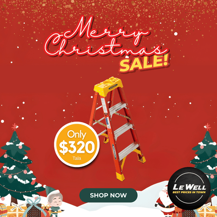 Ladder Fiberglass 4 Steps (PICK UP FROM LE WELL COMPANY SAVALALO ONLY)