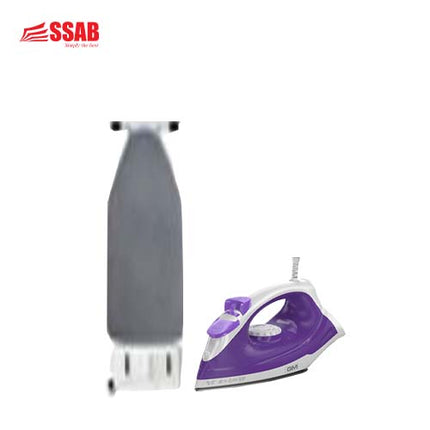 GEVI STEAM IRON/IRONING BOARD SMALL