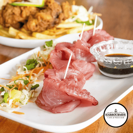 Sashimi "PICK UP AT SAVAII HARBOURSIDE CAFE & PIZZA BAR ONLY"