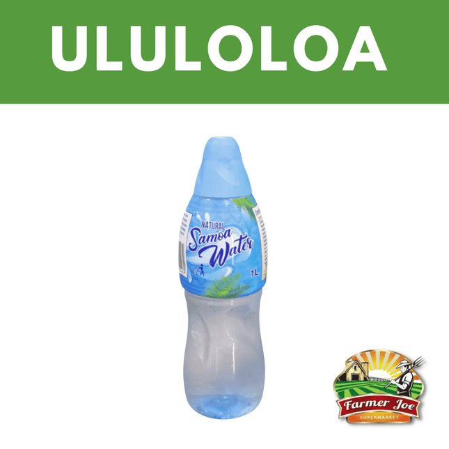 Natural Samoa Water 1lt "PICKUP FROM FARMER JOE SUPERMARKET ULULOLOA ONLY"