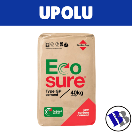 Cement Eco Sure GP NZ 40kg GB - "PICKUP FROM BLUEBIRD LUMBER & HARDWARE UPOLU ONLY"