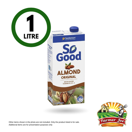 So Good - Almond Original 1Ltr "PICKUP FROM FARMER JOE SUPERMARKET VAITELE ONLY"