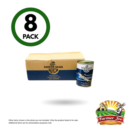 South Seas Natural Oil 8x425g "PICKUP FROM FARMER JOE SUPERMARKET VAITELE ONLY"