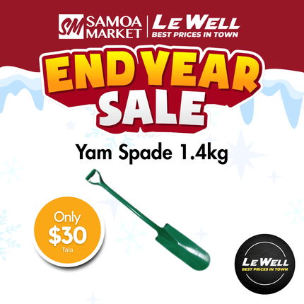 Yam Spade 1.4kg (PICK UP FROM LE WELL COMPANY SAVALALO ONLY)