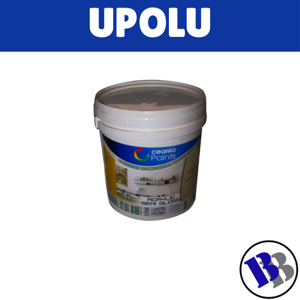 Oceania Paint Acrylic Ext/Int Semigloss White 10L - "PICKUP FROM BLUEBIRD LUMBER & HARDWARE UPOLU ONLY"