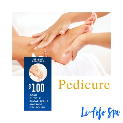 Deluxe Pedicure "PICKUP FROM LE FOFO SPA at FUGALEI"