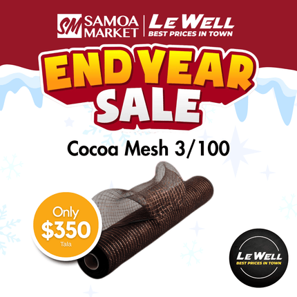 Cocoa Mesh 3/100 (PICK UP FROM LE WELL COMPANY SAVALALO ONLY)