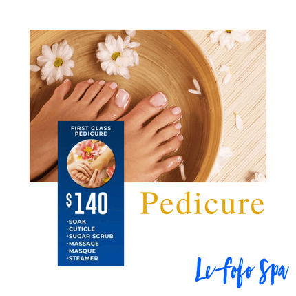 First-Class Pedicure "PICKUP FROM LE FOFO SPA at FUGALEI"