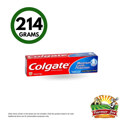 Colgate Toothpaste Triple Regular 214g (145ml) "PICKUP FROM FARMER JOE SUPERMARKET VAITELE ONLY"