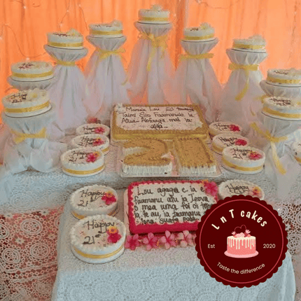 Birthday Package #2 "PICKUP FROM LNT CAKES - 24 hrs Notice before Pickup"