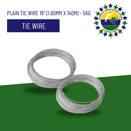 Plain Tie Wire 16'' (1.60mm x 140m) - 5kg