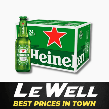 HEINEKEN BOTTLE X 24 BOTTLES (PICK UP FROM LE WELL COMPANY SAVALALO ONLY)