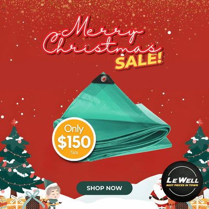 Sunpac Tarpauline 20 x 20ft (PICK UP FROM LE WELL COMPANY SAVALALO ONLY)