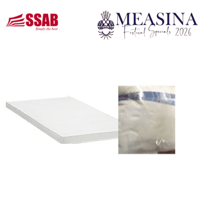 Square Mosquito Net/Double 3 Inch Foam Mattress Covered