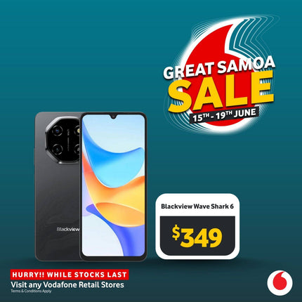 Blackview Wave Shark 6 "PICK UP FROM VODAFONE SAMOA"