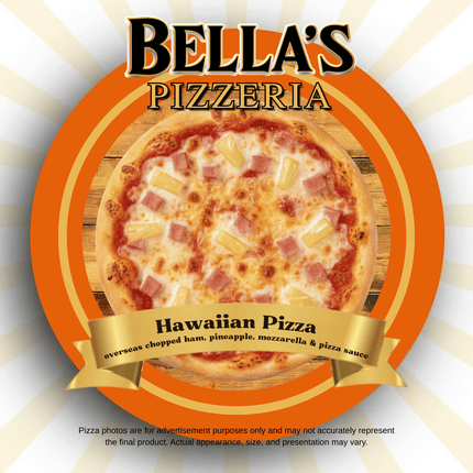 Hawaiian Pizza "PICKUP FROM BELLAS KITCHEN, TAUESE, APIA"