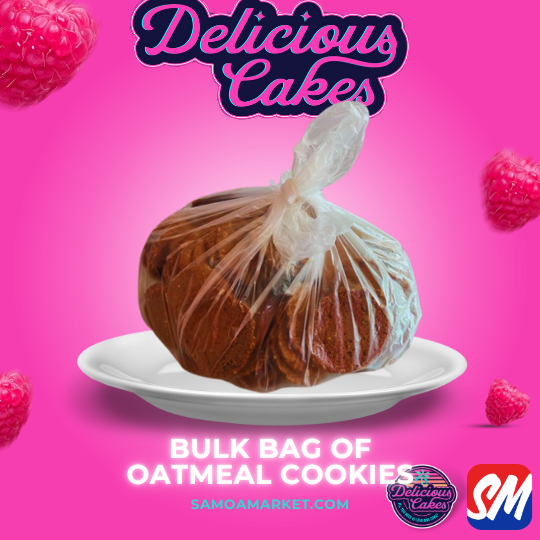 Bulk Bag of Oatmeal Cookies 100pcs [PICK UP FROM DELICIOUS CAKE]