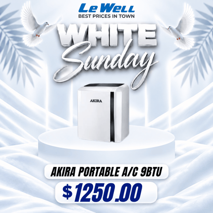 WHITE SUNDAY SPECIAL Akira Portable Air Con Unit 9BTU (PICK UP FROM LE WELL COMPANY SAVALALO ONLY)