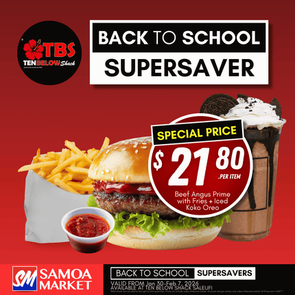 SUPERSAVER! Beef Angus Prime Burger with Fries + Iced Koko Oreo "PICK UP FROM TBS, SALEUFI"