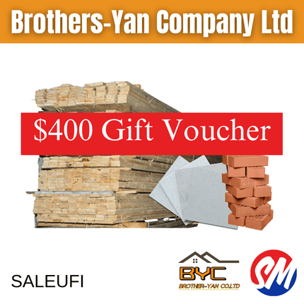 $400 Tala Gift Voucher - "PICKUP AT BROTHERS YAN UPOLU"
