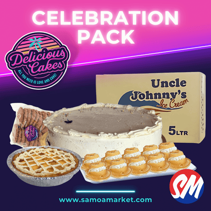 Celebration Pack "PICK UP FROM DELICIOUS CAKES, LEPEA"