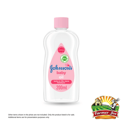 Johnson's Baby Oil 200ml "PICK UP AT FARMER JOE SUPERMARKET VAITELE ONLY"
