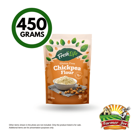 Freshlife Chickpea Flour Gluten Free 450g "PICKUP FROM FARMER JOE SUPERMARKET VAITELE ONLY"