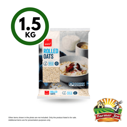 Pams Rolled Oats 1.5kg "PICKUP FROM FARMER JOE SUPERMARKET VAITELE ONLY"