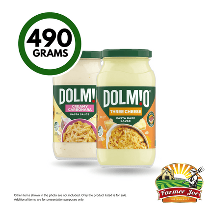 Dolmio Pasta Sauce Assorted 490g "PICKUP FROM FARMER JOE SUPERMARKET VAITELE ONLY"