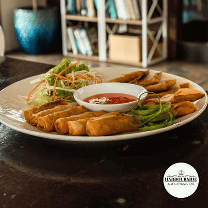 Spring Roll & Samosa "PICK UP AT SAVAII HARBOURSIDE CAFE & PIZZA BAR ONLY"