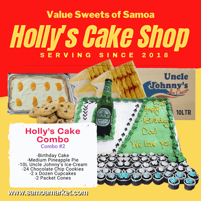Holly's Cake Combo 2 "PICK UP AT VAITELE MARKET SHOP #R8, UPOLU"