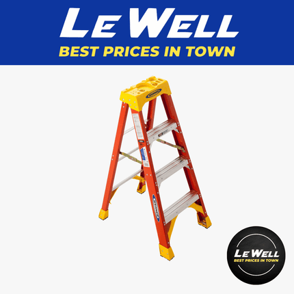 Ladder Fiberglass 4 Steps (PICK UP FROM LE WELL COMPANY SAVALALO ONLY)