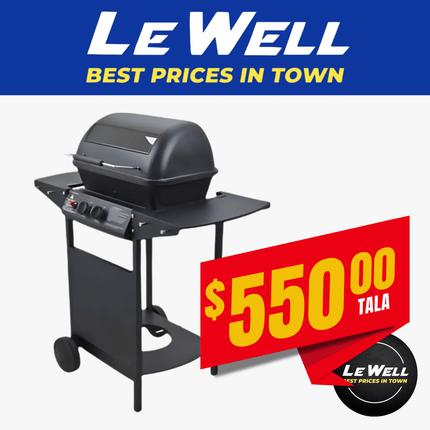 BBQ Jumbuck 2 Burner Gas Glass (PICK UP FROM LE WELL COMPANY SAVALALO ONLY