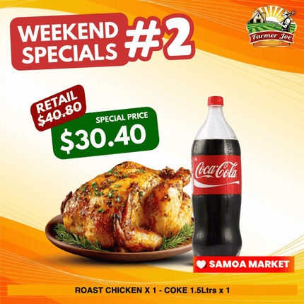 WEEKEND SPECIALS #2 "PICKUP FROM FARMER JOE SUPERMARKET VAITELE ONLY"