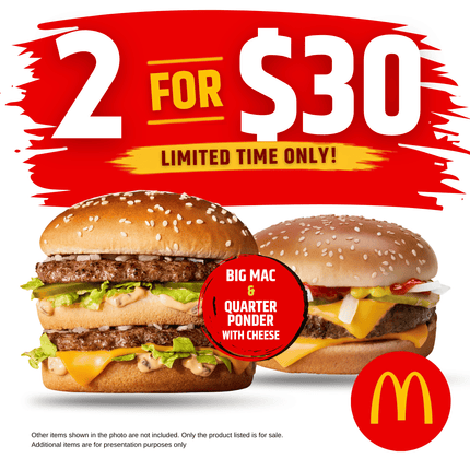 2 for $30 Tala SPECIAL "PICK UP FROM MCDONALD'S, APIA"