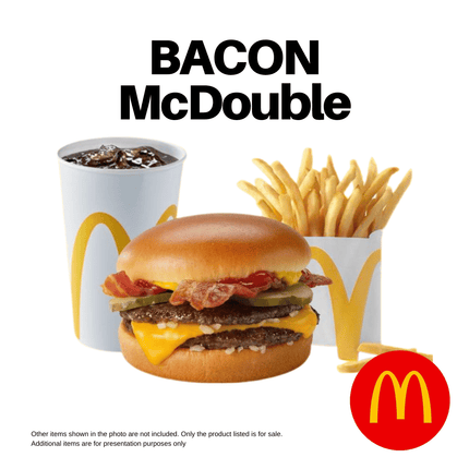 Bacon McDouble "PICK UP FROM MCDONALD'S, APIA"