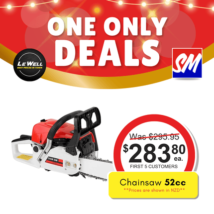 ONE ONLY SALE! Chainsaw 52CC (PICK UP FROM LE WELL COMPANY SAVALALO ONLY)