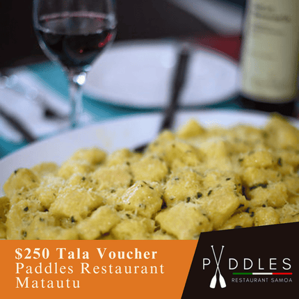Paddles Restaurant - Matautu, Apia WS$250 Tala Dinner Voucher