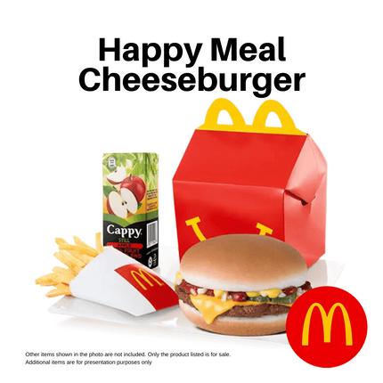 Happy Meal - Cheeseburger "PICK UP FROM MCDONALD'S, APIA"