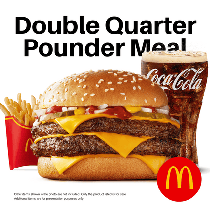 Double Quarter Pounder Meal "PICK UP FROM MCDONALD'S, APIA"