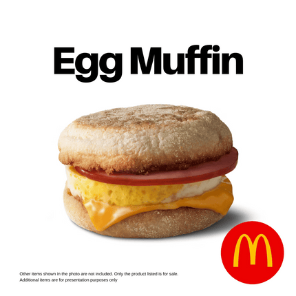 Egg Muffin (Breakfast Only) "PICK UP FROM MCDONALD'S, APIA"
