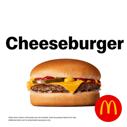 Cheeseburger Only "PICK UP FROM MCDONALD'S, APIA"