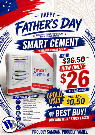 Smart Cement 40kg GB - "PICKUP FROM BLUEBIRD LUMBER & HARDWARE UPOLU ONLY"