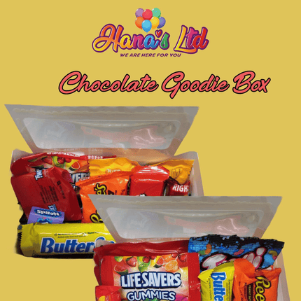 Chocolate Goodie Box "PICK UP AT HANA'S LIMITED TAUFUSI"