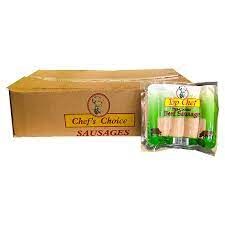 Box of Chefs Choice Precooked Sasuages - Beef/Pork "PICKUP FROM FARMER JOE SUPERMARKET UPOLU ONLY" - Samoamarket.com