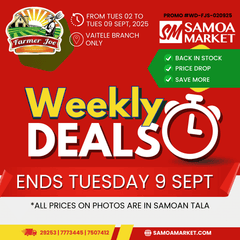 Collection image for: Weekly Deals at Farmer Joe Supermarket - Vaitele Branch ONLY