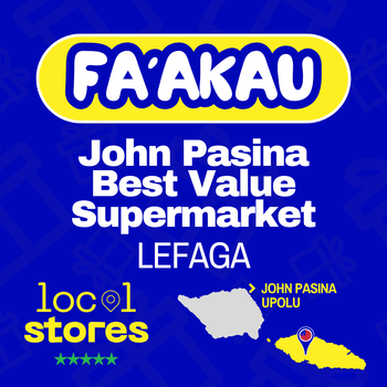 John Pasina Best Value Supermarket - LEFAGA > UPOLU